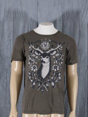 Band Shirt - City and Colour Deer Graphic - Men's Medium